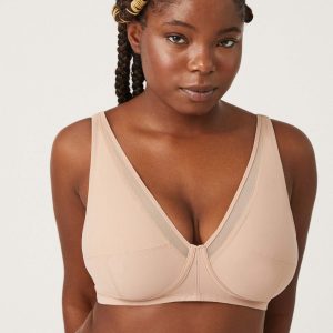 Soutien-gorge réducteur triangle nude