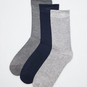 Pack de 3 chaussettes en bambou aux couleurs neutres