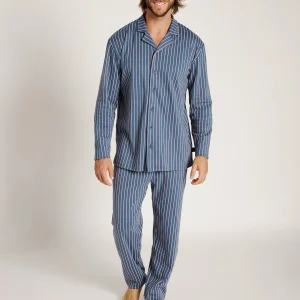 Pyjama chemise rayée pour homme | MUYDEMI