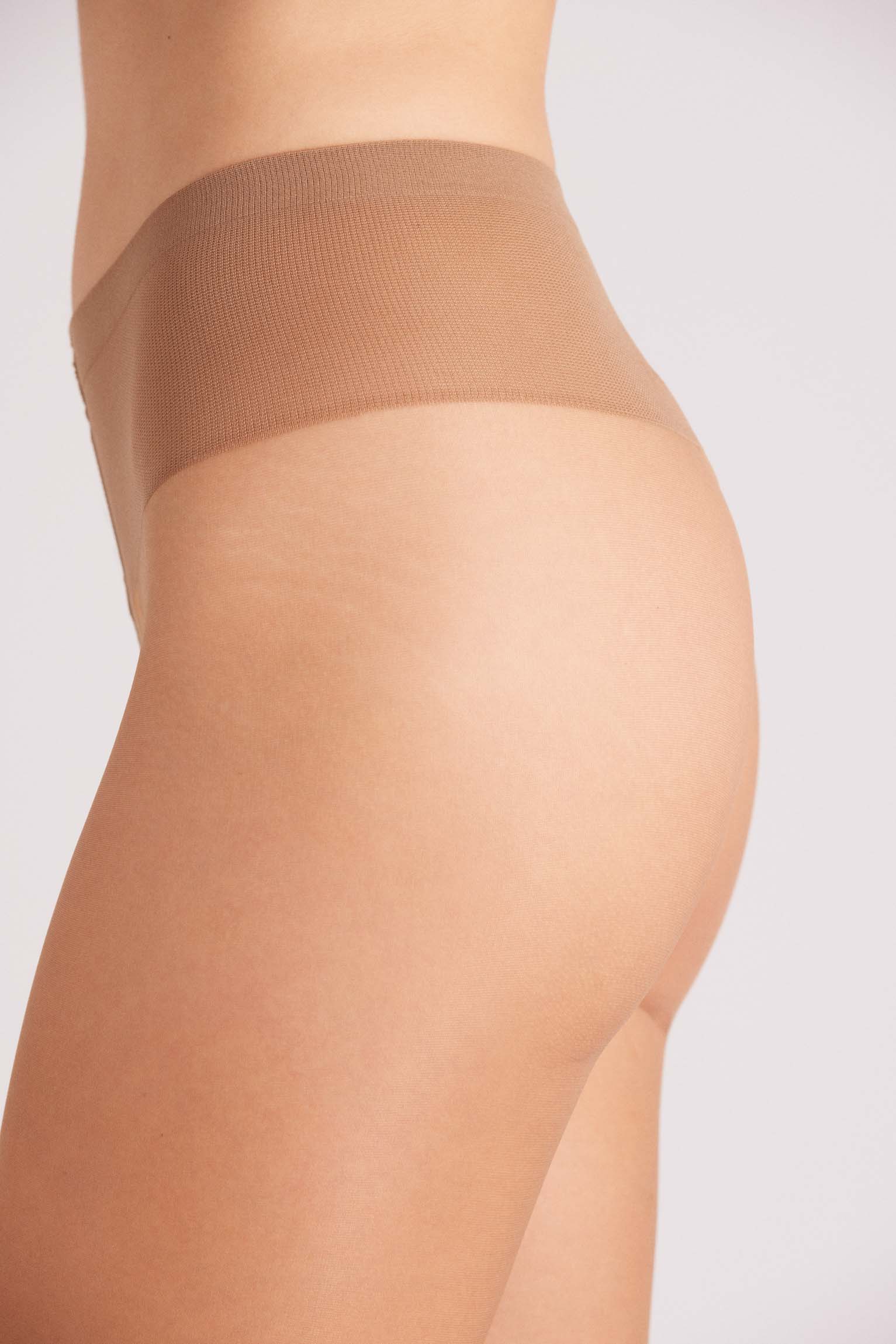 Culotte taille basse 10 deniers marron – Image 3