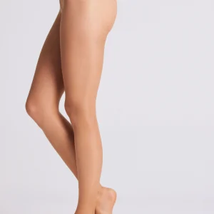Collant taille basse beige 20 deniers