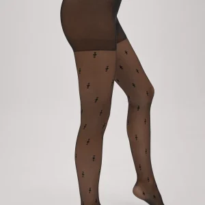 Collants à imprimé géométrique 20 deniers