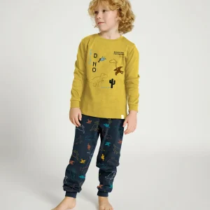 Pyjama enfant 2-8 ans, imprimé dinosaure vert | MUYDEMI