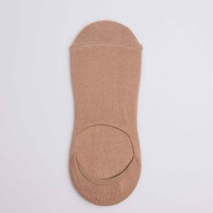 Chaussettes invisibles pinky basiques beiges