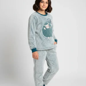 Pyjama enfant 10-16 ans, motif mouton chiné | MUYDEMI