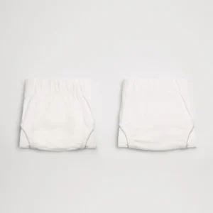 Lot de 2 slips garçon blanc en coton