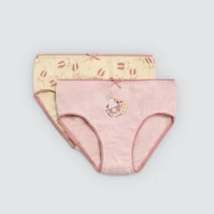 Lot de 2 culottes enfant en coton imprimé Tea time