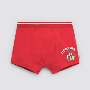 Boxer pour enfant à imprimé de Noël