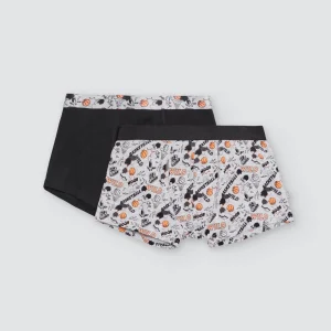 Pack de 2 boxers jeunesse imprimé basket