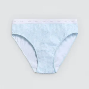 Culotte jeunesse en coton bleu clair