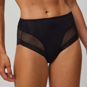 Culotte haute en tulle noir