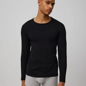 Maillot de corps noir à manches longues