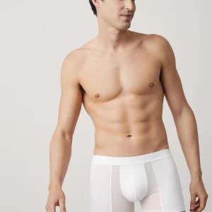 Boxer respirant blanc