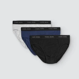 Lot de 3 slips basiques unis