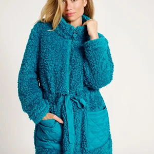 Robe en peau de mouton avec poches matelassées | MUYDEMI