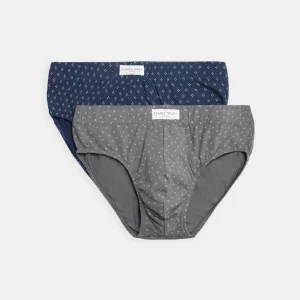 Lot de 2 slips imprimés