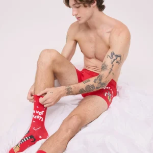 Je ne suis pas un Père Noël Pack boxer et chaussettes de Noël