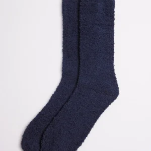Chaussettes flanelle marine