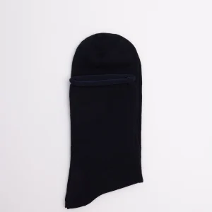 Chaussettes basiques sans revers fil d'Ecosse noir