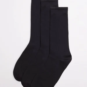 Pack de 3 chaussettes homme basiques noires