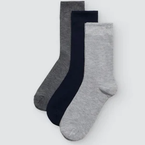 Pack de 3 chaussettes en bambou aux couleurs neutres