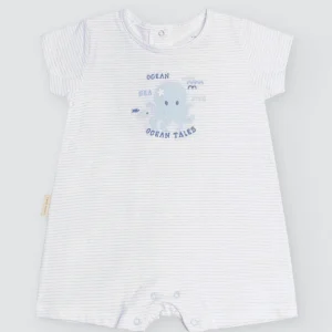 Barboteuse courte bébé Blue Ocean Tales