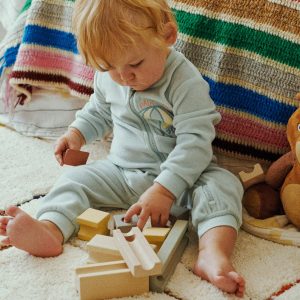 Barboteuse à manches longues pour bébé « Jour de pluie »