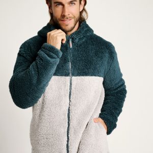 Manteau en peau de mouton à capuche pour homme | MUYDEMI