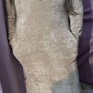 341 Robe longue velours