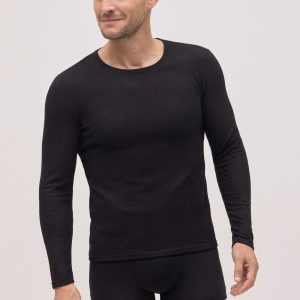 T-shirt thermique noir extra chaud pour homme