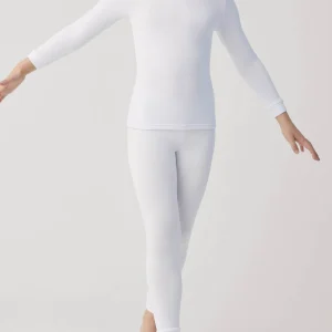 Legging intérieur thermique enfant blanc
