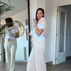 Look décontracté ivoire @emidelgado79