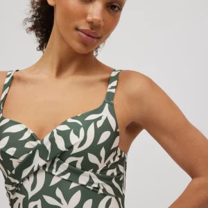 Maillot de bain gainant à armatures pailletées