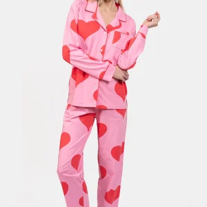 Pyjama femme long 100% coton - BIG