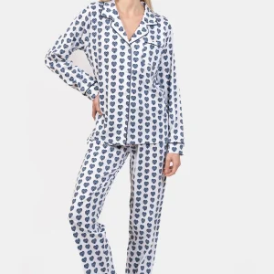 Pyjama femme long 100% coton - SOLE