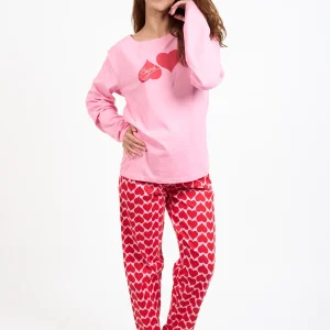 Pyjama femme long 100% coton - BICOEUR