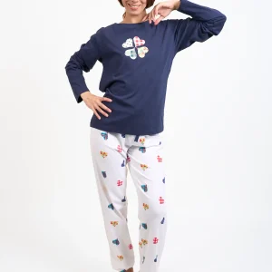 Pyjama femme long 100% coton - COPATCH