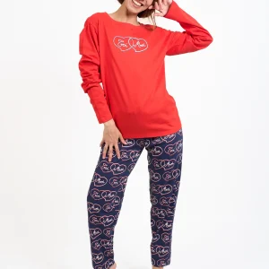 Pyjama femme long 100% coton - COTOI