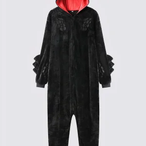 Combinaison Pyjama Femme Dragon Noir Signature