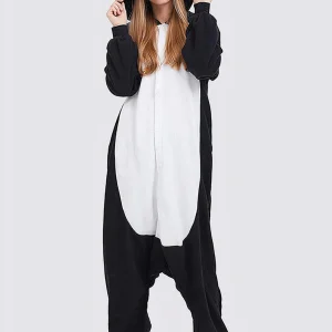 Grenouillère Femme Pinguin Noir