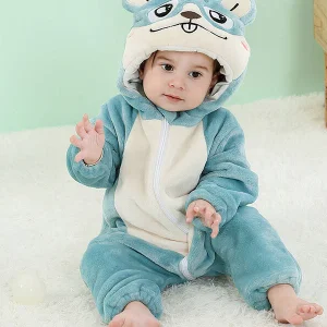 Pyjama Bébé Hamster Bleu Premium