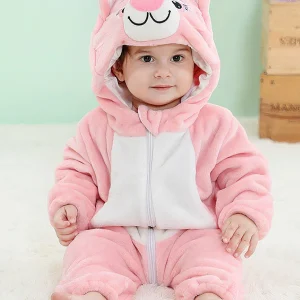 Pyjama Bébé Chat Rose