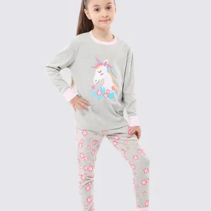 Pyjama Fille Licorne Versicolore