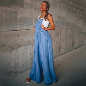 Robe Salopette Fluide Corail