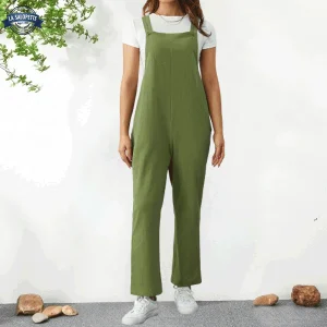 Robe Salopette Verte Olive