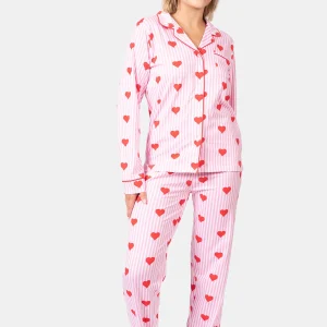 Pyjama femme long 100% coton - BAYA