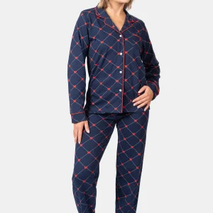 Pyjama femme long 100% coton - LOSA
