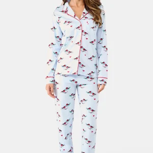 Pyjama femme long 100% coton - ROGG