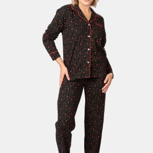 Pyjama femme long 100% coton - STAR