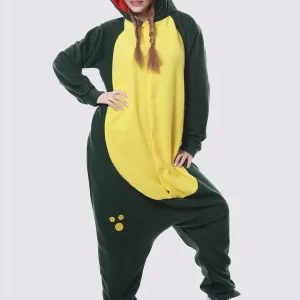 Combinaison Pyjama Pour Femme Crocodile Doré | Premium